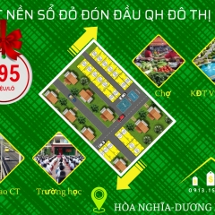 bán lô đất đường to trung tâm phường Hòa Nghĩa, giá bình dân 495Tr/Lô- gần khu đô thị Vinhomes