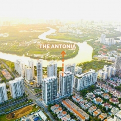 The antonia Phú Mỹ Hưng 2PN diện tích từ 76-89 m2  căn góc mua trực tiếp chủ đầu tư Phú Mỹ Hưng, chiết khấu cao, liên hệ 0902328695