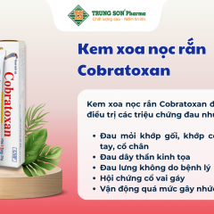 Thuốc nọc rắn bôi da trị đau khớp COBRATOXAN