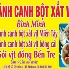 Quán Bánh Canh Bột Xắt Vịt Ngon Ở Hóc Môn