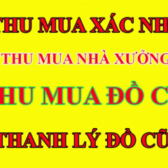 Thu Mua Đồ Cũ Các Loại - Thu Mua Nhà Xưởng Sắt Cũ -  Thu Mua Phế Liệu