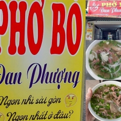 Quán Phở Bò Đan Phượng Cư Xá Phú Lâm Quận 6