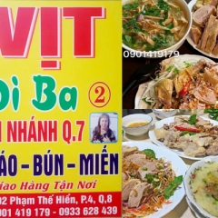 Quán Cháo Bún Miến Gỏi Vit Dì Ba Quận 8