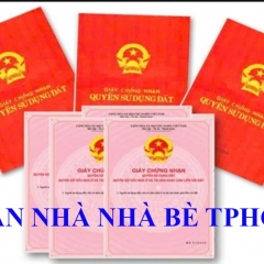 Bán Nhà Nguyễn Bình Nhơn Đức Nhà Bè