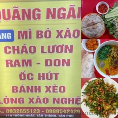 Quán Bánh Xèo Quảng Ngãi Thống Nhất Tân Phú