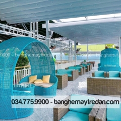 Ghế mái vòm để sân vườn, villa cao cấp