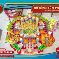 Mâm cúng thôi nôi trọn gói cho các bé.