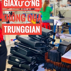 Xưởng sản xuất đồ da thật như ví bóp thắt lưng uy tín nhất Việt Nam