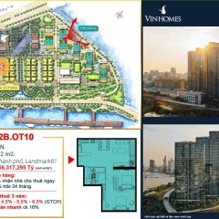 Giá CĐT Căn hộ 2PN Vinhomes Golden River, 84m2 chỉ 11.8 Tỷ view Sông, LandMark