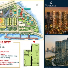 Bán gấp căn hộ 1PN 50.6m2 Vinhomes BaSon Quận 1, View Landmark 81 chỉ 6.9 Tỷ