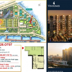 Căn 2PN Cuối cùng Vinhomes Golden River giá CĐT, 79m2 chỉ 10.8 Tỷ view LandMark