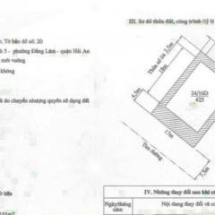 Bán lô đất tuyến 2 Lê Hồng Phong diện tích 425 M