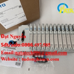 VTUG-14-MSDR-B1T-25V20-Q12LA-UB-Q8SU-12A+M1SC cụm van điện từ Festo chính hãng 