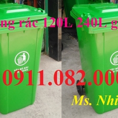  Thùng rác nhựa giá rẻ- thùng rác 120l 240l 660l, thùng rác y tế, thùng rác công cộng-lh 0911082000
