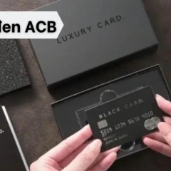 Thẻ đen ACB - Cách mở thẻ đen ACB