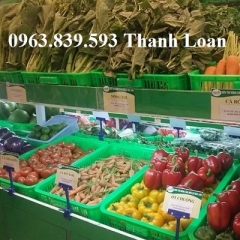 Sóng hở đựng trái cây, nông sản, rổ nhựa đựng hải sản rẻ / 0963.839.593 Ms.Loan