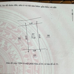 76M2 ĐẤT - MẶT NGÕ Ô TÔ THÔNG - PHẠM VĂN ĐỒNG - MẶT TIỀN 5.7M - GẦN PHỐ - VUÔNG ĐẸP - PHÙ HỢP XÂY TÒA VP HOẶC CCMN