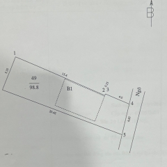 100M2 ĐẤT - ĐỘI CẤN - NGÕ THÔNG - MT 5M - VUÔNG VẮN NỞ HẬU - PHÙ HỢP XÂY CCMN APARTMENT