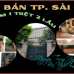 Cần bán nhà trung tâm Sài Gòn 8 x 18m 1 trệt 2 lầu Nguyễn Trung Ngạn Quận 1.