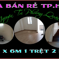 Bán rẻ nhà phố 4.5 x 6m 1 trệt 2 lầu Nguyễn Tri Phương Q10 TP.HCM
