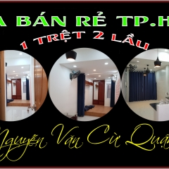 Nhà đẹp rẻ 1 trệt 2 lầu Nguyễn Văn Cừ Quận 1 TP.HCM