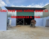 Cho Thuê Kho Xưởng Mới Xây Đường TX 25, Phường Thới An, Quận 12