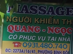 Massage Khiếm Thị Quang Ngọc Quận 8 - Cơ Sở Massage Khiếm Thị Ở Quận 8 